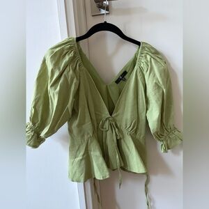 7 For All Mankind Green Top